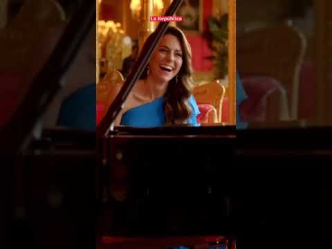 Kate Middleton sorprende tocando el piano en Eurovisio?n #shorts