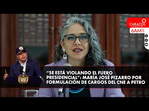 “Se está violando el fuero presidencial”: María José Pizarro sobre formulación de cargos del CNE