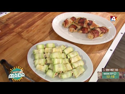 Vamo Arriba - Rollitos de pollo y rollitos de zucchini