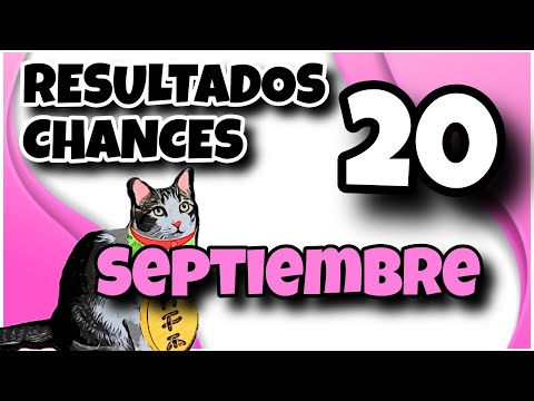 ? Resultados Chances Viernes 20 de Septiembre de 2024 Dia y Noche