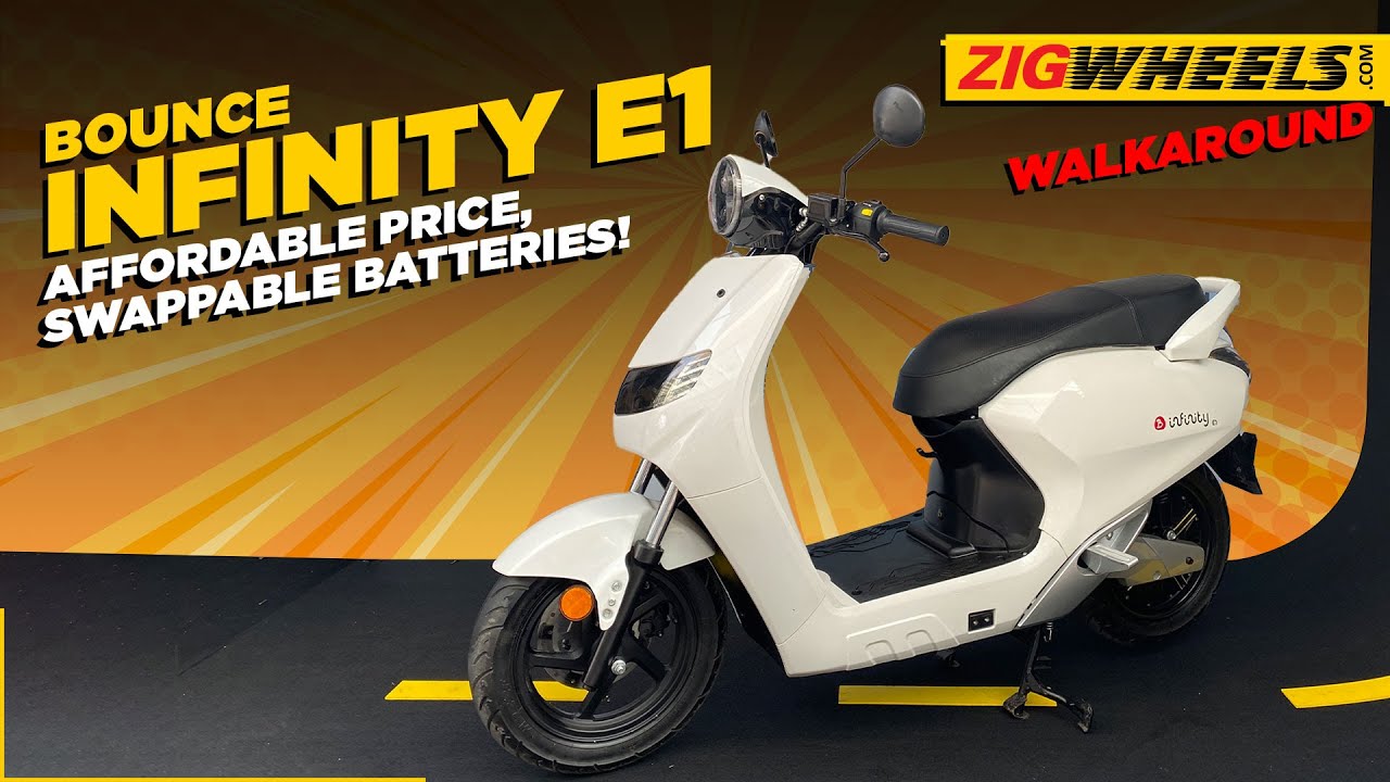Bounce Infinity e1 Walkaround | The Champ Among Mid-segment electric scooters? | Zigwheels.com