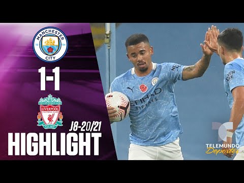 Highlights & Goals | Manchester City vs. Liverpool 1-1 | Telemundo Deportes