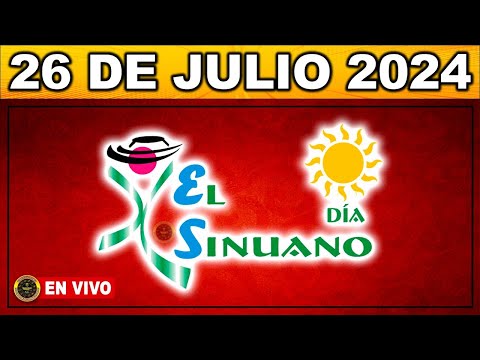 Resultado SINUANO DIA VIERNES 26 de julio 2024 #chance #sinuano_día