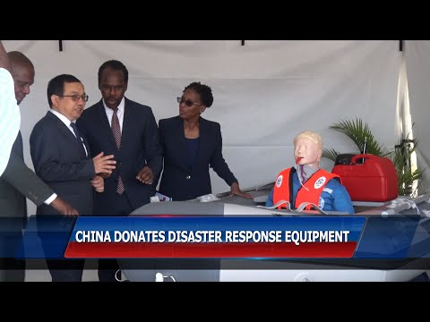China Donates Disaster Relief Equipment