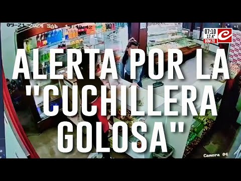 Alerta por la cuchillera golosa: pidió una torta negra y se llevó la recaudación