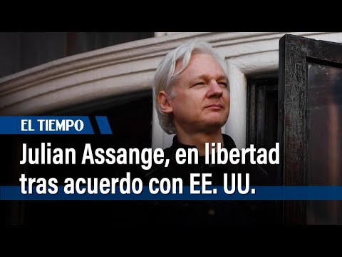 Julian Assange quedó en libertad y abandonó Reino Unido, tras acuerdo con EE. UU. | El Tiempo