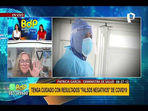 Patricia García sobre pruebas de antígeno covid-19: Tienen su indicación y su momento