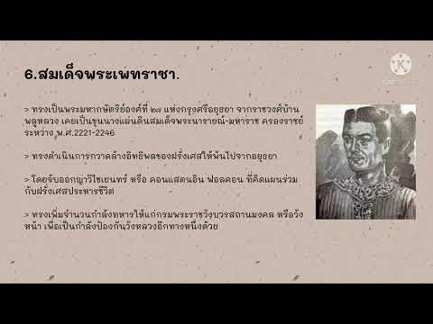 ประวัติและผลงานของบุคคลสำคัญใน