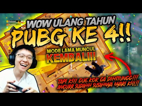 ULANG TAHUN PUBG KE 4!! TAPI KOK MODENYA KEK GINI?? AUTO SUSAH DAPAT KILL!! | PUBG MOBILE