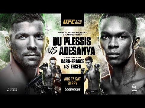 UFC 305: Du Plessis vs Adesanya | August 17