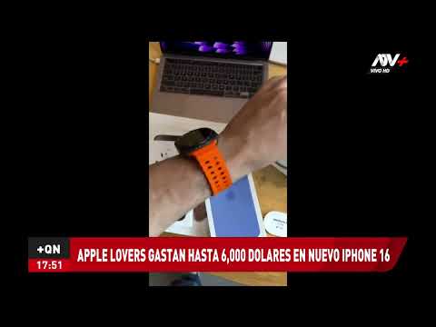 ¡Hasta 6 mil dólares! 'Apple lovers' se gastan un dineral en el nuevo iPhone 16