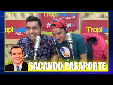 Juan Diego Alvira sacando pasaporte jejeje- Jhovanoty