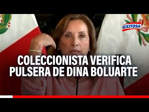 Dina Boluarte: Influencer coleccionista viaja a Italia para verificar pulsera de la presidenta
