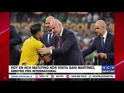 ¡Orgullo! El árbitro Said Martínez narra a HCH sus inicios, experiencias internacionales y proyectos