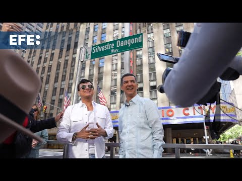 Inauguran una calle que lleva el nombre de Silvestre Dangond, en Nueva York