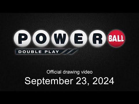 Powerball Double Play drawing for September 23, 2024