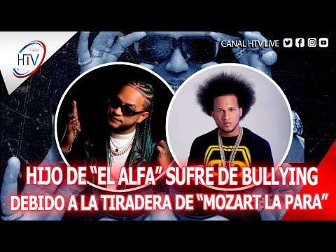 El Alfa revela que su hijo fue victima de bullying por tiradera de Mozart la Para