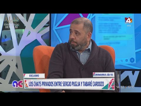 Algo Contigo - Escándalo por boicot: Los chats privados entre Sergio Puglia y Tabaré Cardozo