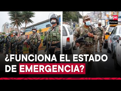 Inseguridad ciudadana: ¿qué es y qué implica el estado de emergencia?