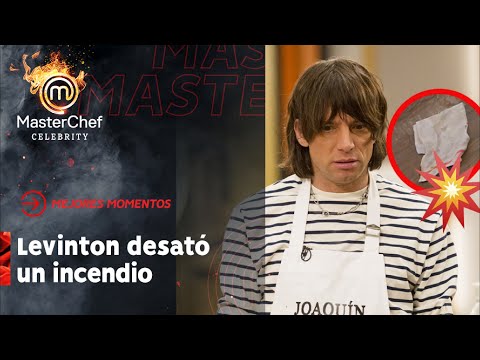 ¡Terrible accidente! Joaquín Levinton casi prende fuego el estudio de Masterchef La Revancha