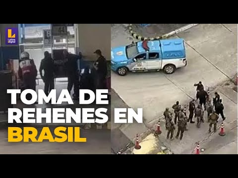 ALERTA EN BRASIL: TOMAN BUS CON 15 REHENES EN RÍO DE JANEIRO