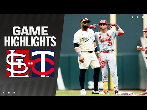 Cardinals vs. Twins Game Highlights (8/25/24) | MLB Highlights