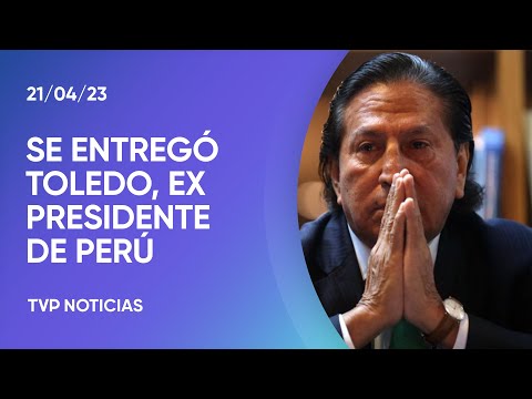 Alejandro Toledo, expresidente de Perú, se entregó en EEUU y será extraditado a su país