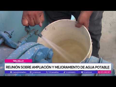 Reunión sobre ampliación y mejoramiento de agua potable