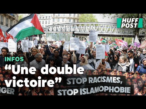 Cette manifestation contre le racisme, d’abord interdite, réunit des milliers de personnes à Paris