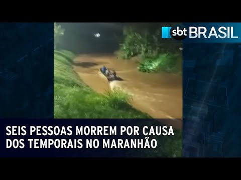 Seis pessoas morrem por causa dos temporais no Maranhão | SBT Brasil (21/03/23)