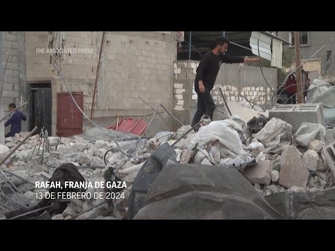 Palestino que perdió a 8 familiares en ataque israelí del lunes en Rafah cuenta su terrible experie