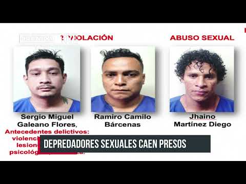 Dos decenas de detenidos, entre ellos depredadores sexuales, en León - Nicaragua