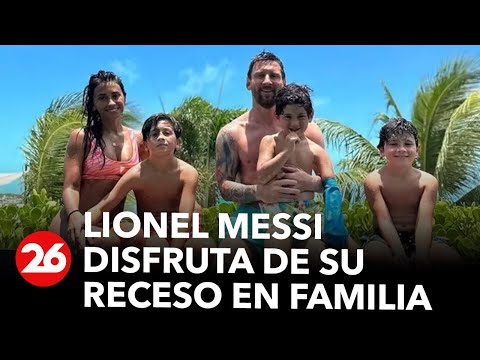 Messi disfruta de su receso en familia tras finalizar su temporada en la MLS