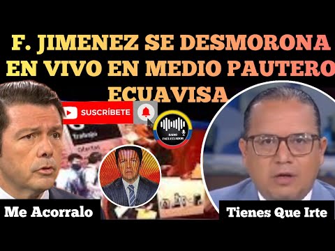 MINISTRO JIMENEZ SE DESMORONA EN VIVO EN MEDIO PAUTERO AL SER CUESTIONADO POR DERROTA NOTICIAS RFE