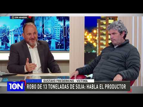 ROBO DE 13 TONELADAS DE SOJA