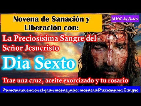 ?DIA SEXTO NOVENA DE SANACION CON LA SANGRE DE CRISTO Sanación y Liberacion con la Sangre del Señor