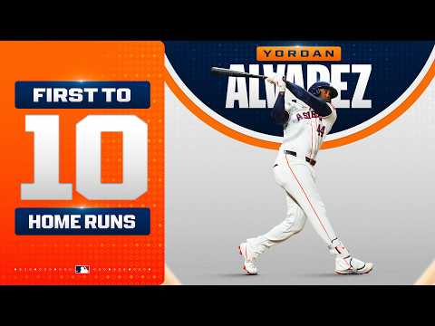 ALL 10 HOME RUNS: Yordan Alvarez was the first 2026 MLB player to reach 10 homers  | MLB 하이라이트