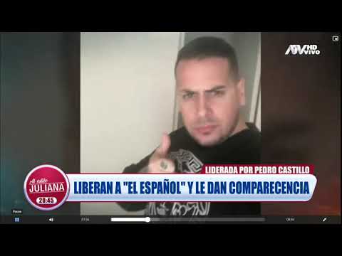 Jorge Hernández, El Español, es liberado y le dan comparecencia