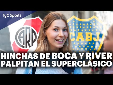 RIVER vs BOCA  HINCHAS PALPITAN EL SUPERCLÁSICO EN LAS CALLES DE BUENOS AIRES  COPA DE LA LIGA