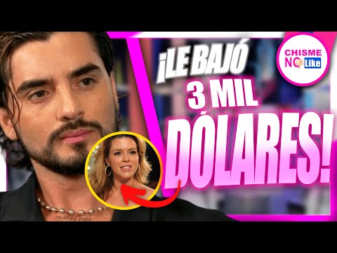 CHRISTIAN ESTRADA QUERÍA BAJARLE 10 MIL DÓLARES A ALICIA MACHADO Y SÓLO LE CH1NGÓ 3 MIL ChismeNoLike