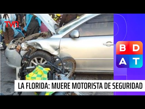 Alcalde Carter lamenta muerte de joven motorista de Seguridad Ciudadana de La Florida | BDAT