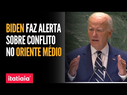 BIDEN ALERTA PARA O PERIGO DA ESCALADA DAS TENSÕES NO ORIENTE MÉDIO