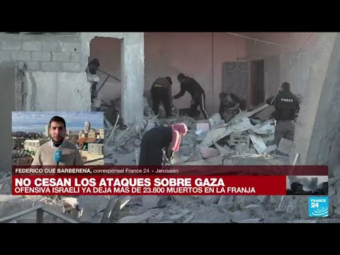 Informe desde Jerusalén: 135 palestinos murieron en Gaza durante bombardeos israelíes en 24 horas