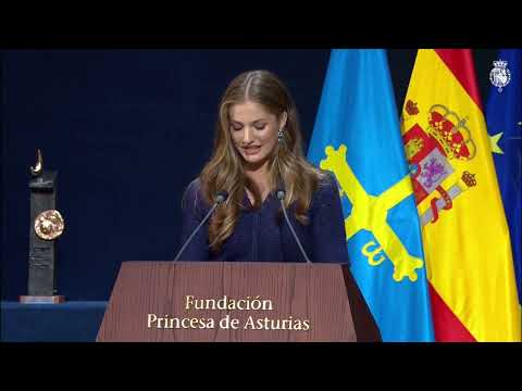 Palabras de S.A.R. la Princesa de Asturias en la entrega de los Premios Princesa de Asturias 2023