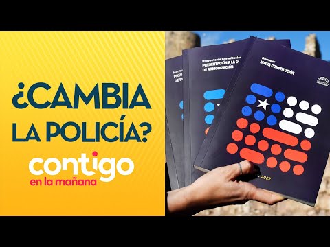 DESMILITARIZACIÓN: ¿Qué dice la nueva Constitución sobre las policías? - Contigo en La Mañana
