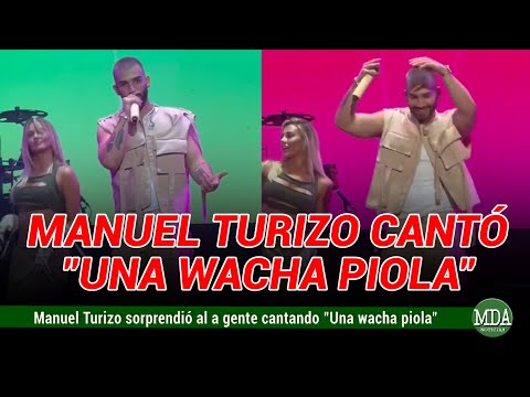 MANUEL TURIZO SORPRENDIÓ al CANTAR “Una WACHA PIOLA” en PLENO SHOW´: Me lo esneñó DUKI
