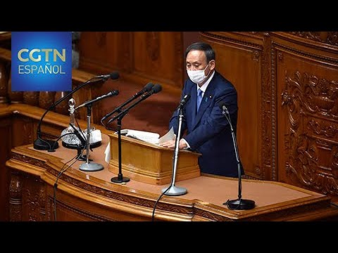 Suga aborda política exterior y cambio climático en su primer discurso ante el Parlamento japonés
