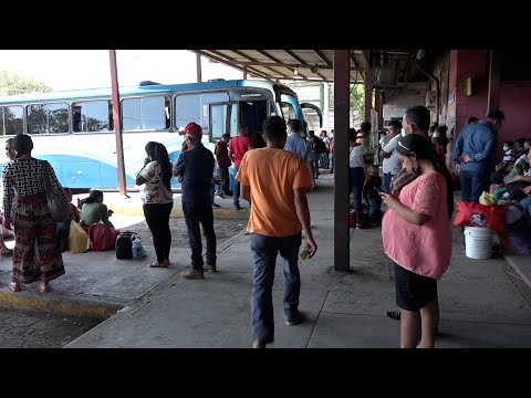Vacacionistas regresan a Managua en Domingo de Resurrección