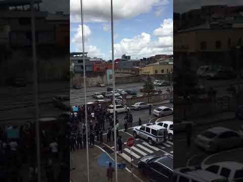 Port of Spain protest this afternoon Part 4