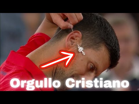 ¡VIRAL!  Djokovic sorprende al mostrar su cruz